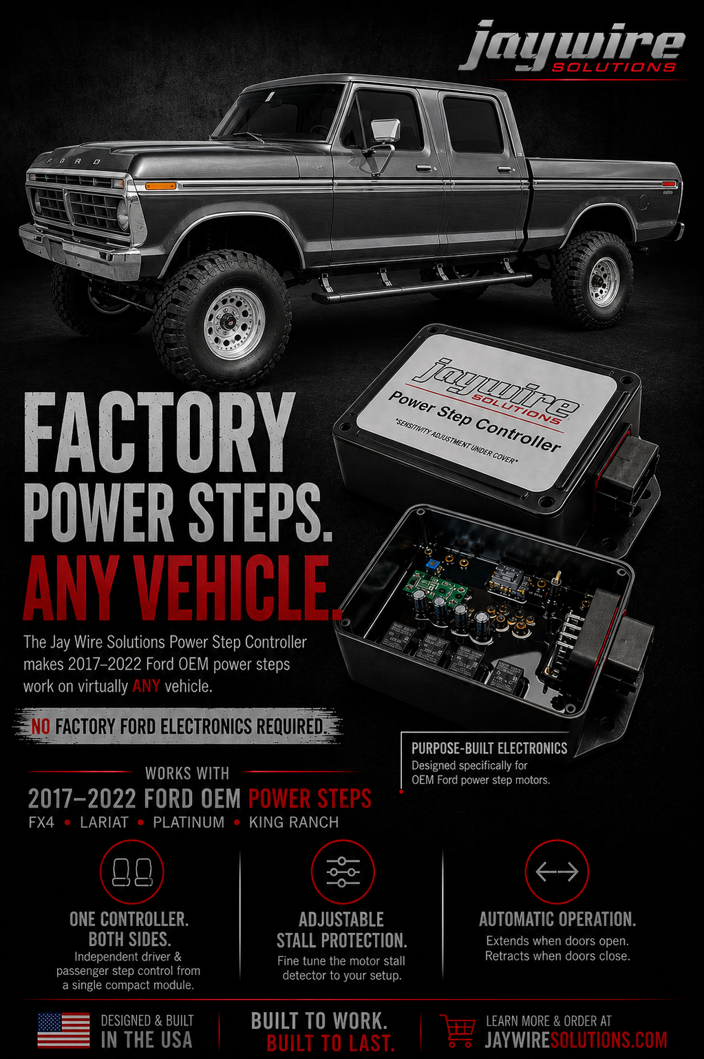 Universal Power Running Board Controller Kit